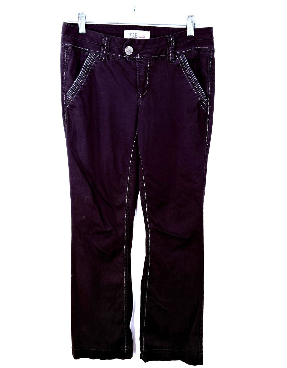 BKE Casuals Women's Black Mollie Bootcut Pants Size 27